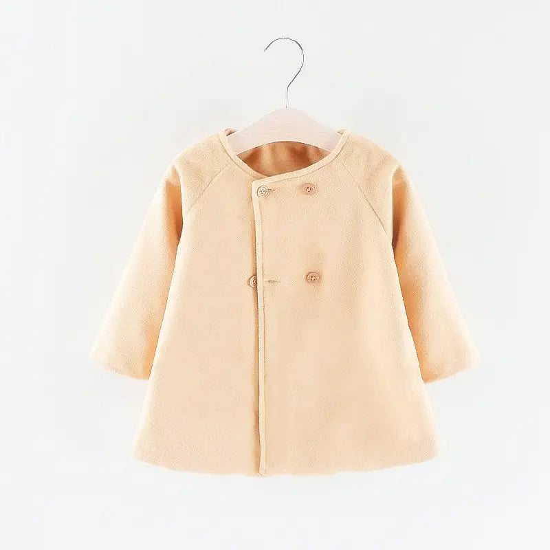 Kids Woolen Cape Coat – Warm & Cozy Autumn & Winter Wear