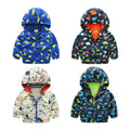 Dinosaur Hoodies for Kids Winter Warm Cotton