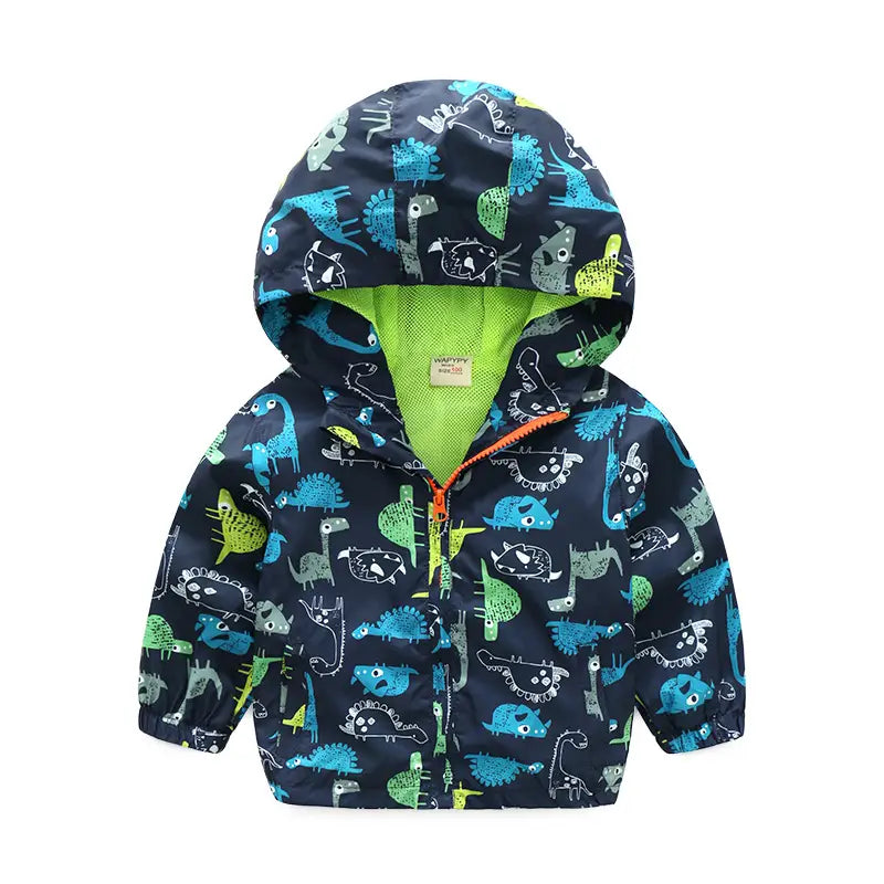 Dinosaur Hoodies for Kids Winter Warm Cotton